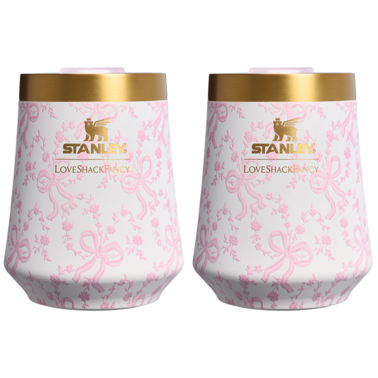 Stanley 1913 x LoveShackFancy Holiday The Reserve Wine Tumbler Set | 2-pack Select STANLEY666-205
